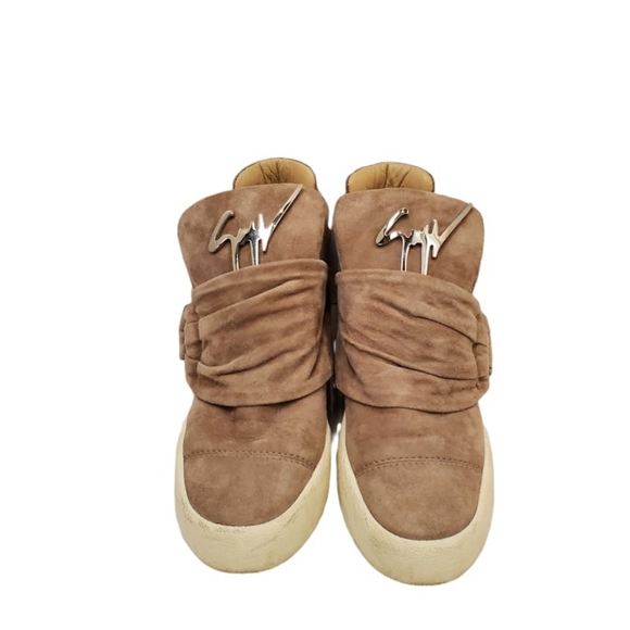 Giuseppe Zanotti Brown Suede Sneakers Size: 8 - Picture 3 of 6